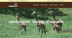 Desktop Screenshot of binderparkzooonline.org